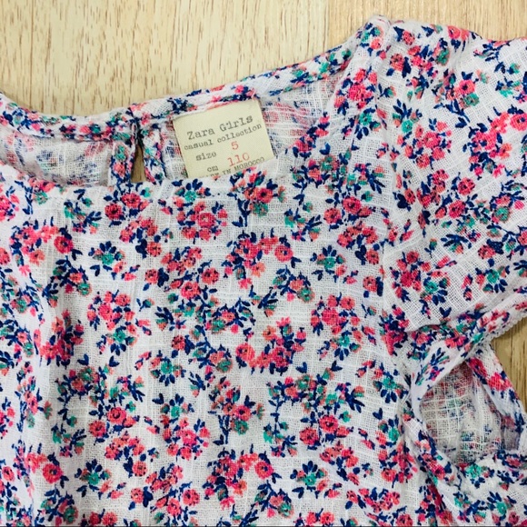 Zara flower shirt - Picture 2 of 3